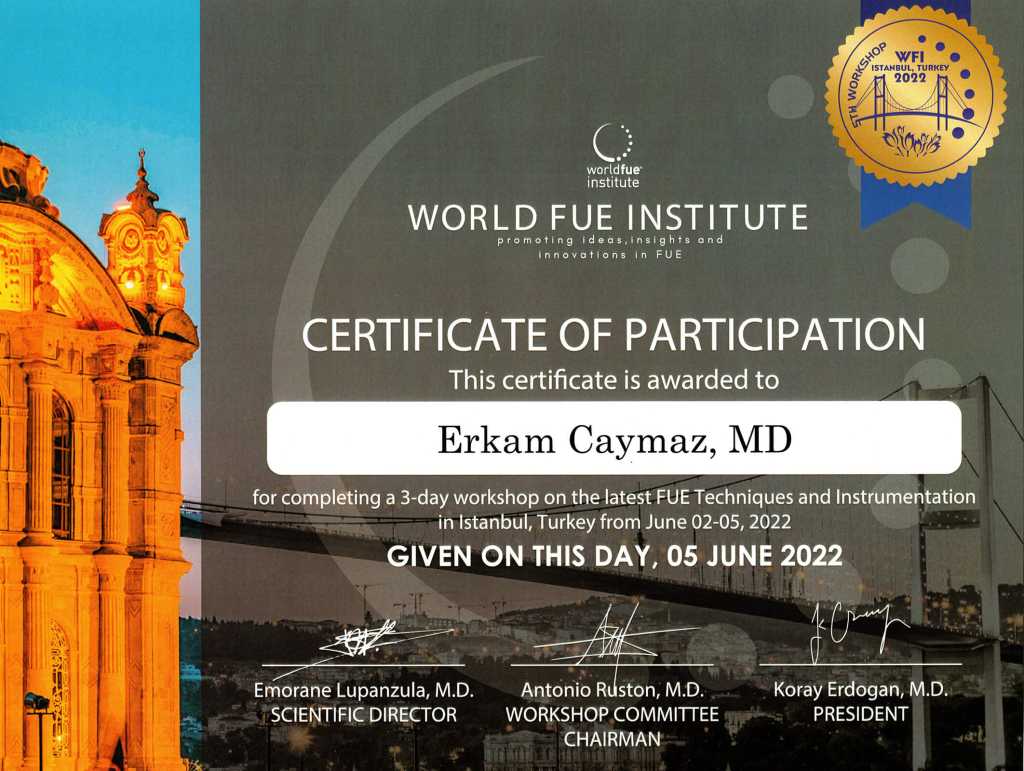 Meet Dr. Erkam — Owner & Lead Surgeon 6 congress hair transplantation